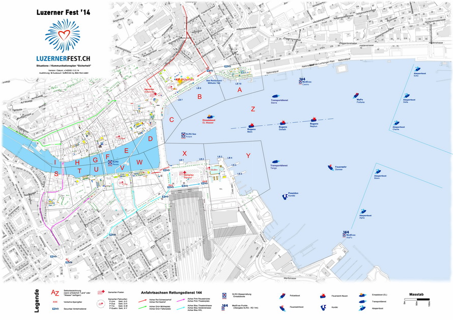 Situationsplan Luzerner Fest 2014